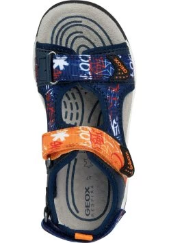 Geox J Borealis- Sandalias De Senderismo - Navy/Orange -Zapato Tienda bd4c199410f54259b14ed81b93b237b5