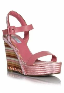 Lupita - Sandalias De Cuña - Flamingo -Zapato Tienda bfc7b48c83c24e81b3d40c904ae5ad47