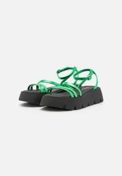 Pavement Clover - Sandalias Con Plataforma - Green Metallic 10 Pavement Clover - Sandalias Con Plataforma - Green Metallic -Zapato Tienda bfe1361e315a4748970fda0734128121