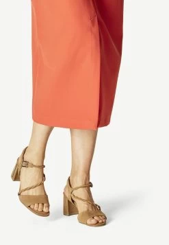 Tamaris Sandalias De Tacón - Camel