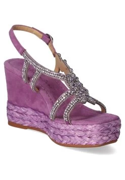 Alma En Pena Sandalias De Cuña - Violett -Zapato Tienda c21db24a082f4c15b1197bf98123f981