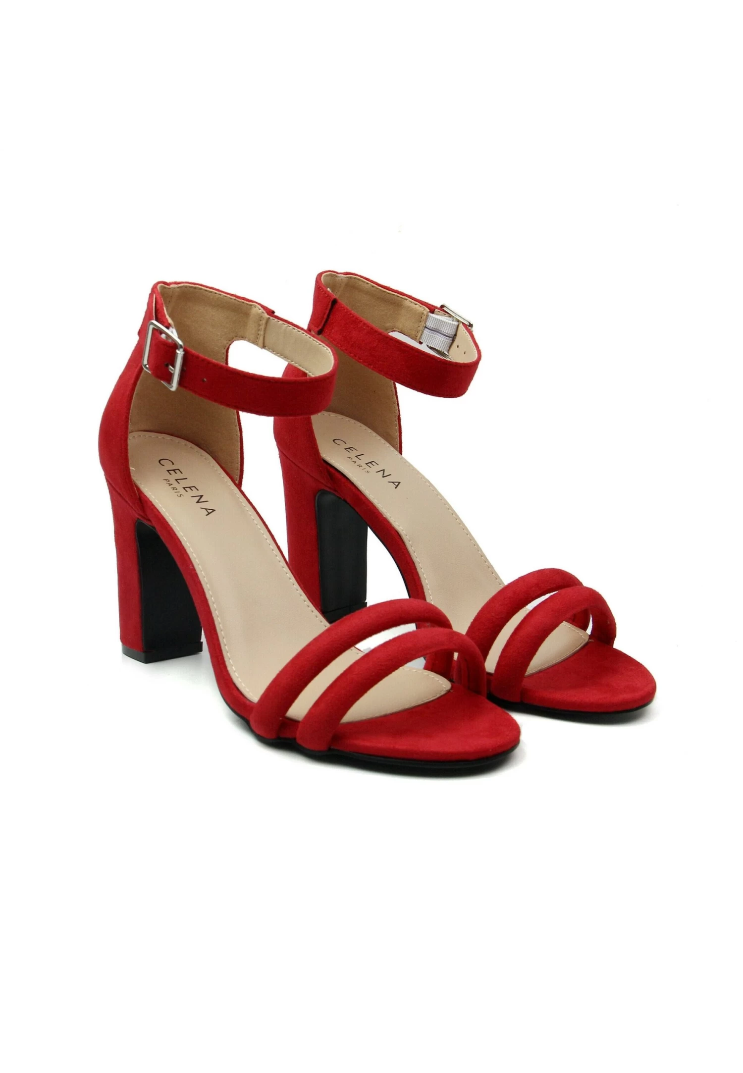 Block Heel Chelsie - Sandalias De Tacón - Red 4 Block Heel Chelsie - Sandalias De Tacón - Red - Imagen 2