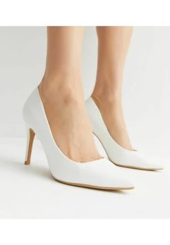 New Look Court- Zapatos Altos - White