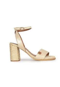 Terranova Boreal- Sandalias De Tacón - Arena