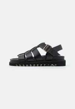 YOURTURN Leather Unisex- Sandalias - Black