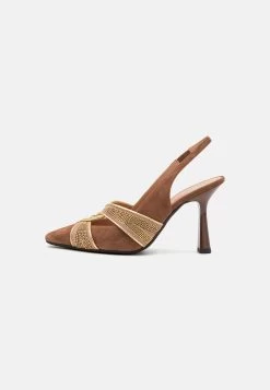 Alberta Ferretti Embroideries - Zapatos Altos - Brown