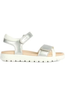 Geox J Soleima Gir - Sandalias - Silver White