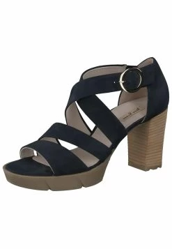 Paul Green Sandalias De Tacón - Softnubuk Blau -Zapato Tienda d2533a2298914b84878767e4a0dc615a