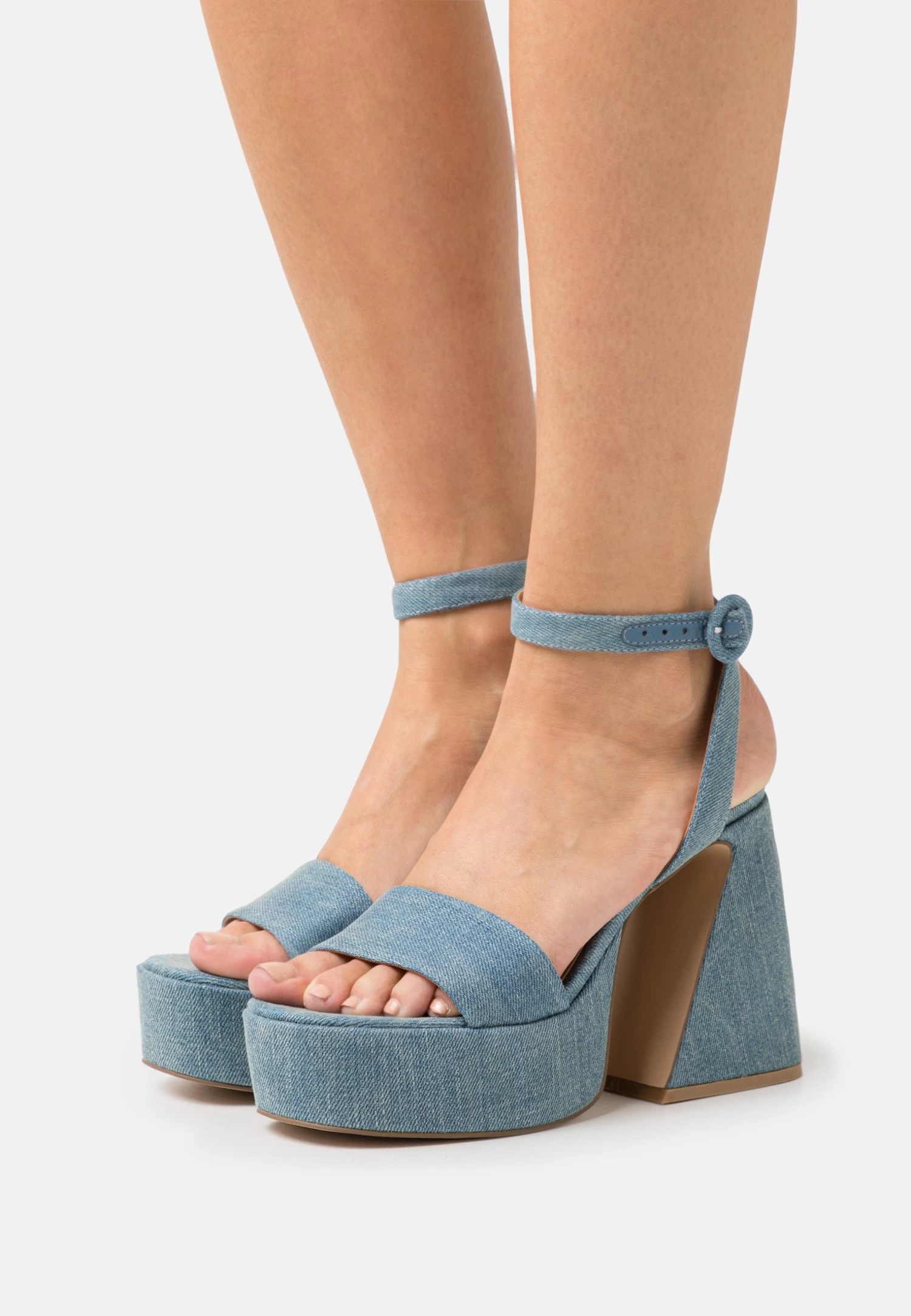 Steve Madden Paysin - Sandalias Con Plataforma - Blue Denim 3 Steve Madden Paysin - Sandalias Con Plataforma - Blue Denim