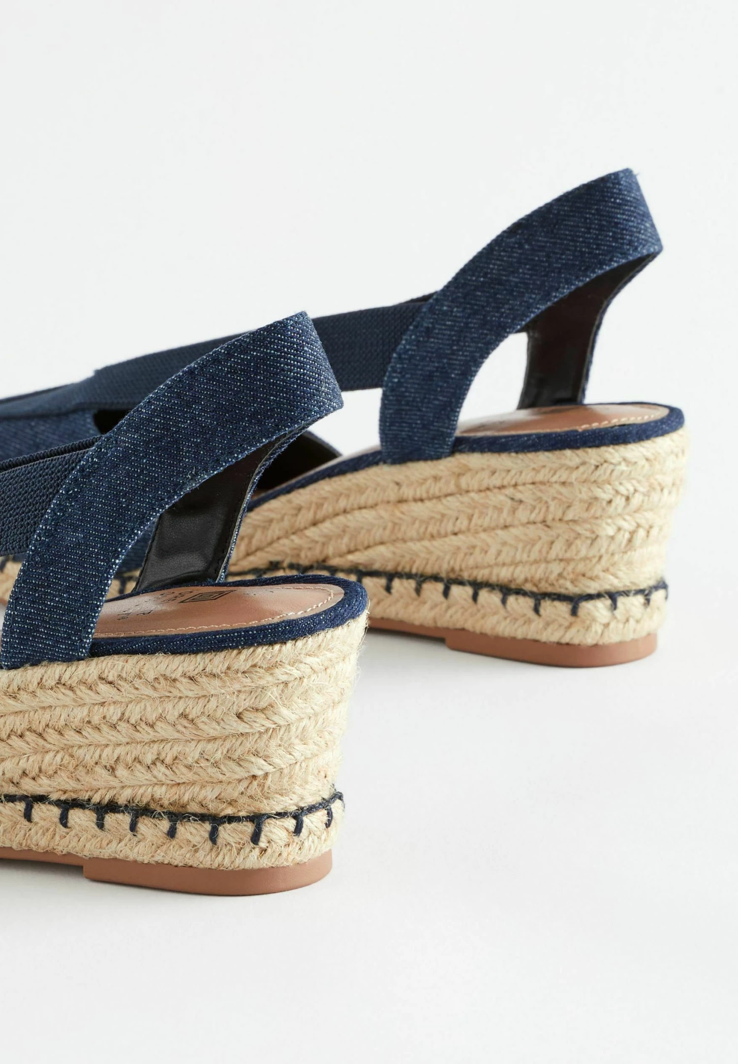 Next Forever Comfort Elastic Closed Toe - Cuñas - Navy Blue 6 Next Forever Comfort Elastic Closed Toe - Cuñas - Navy Blue - Imagen 4