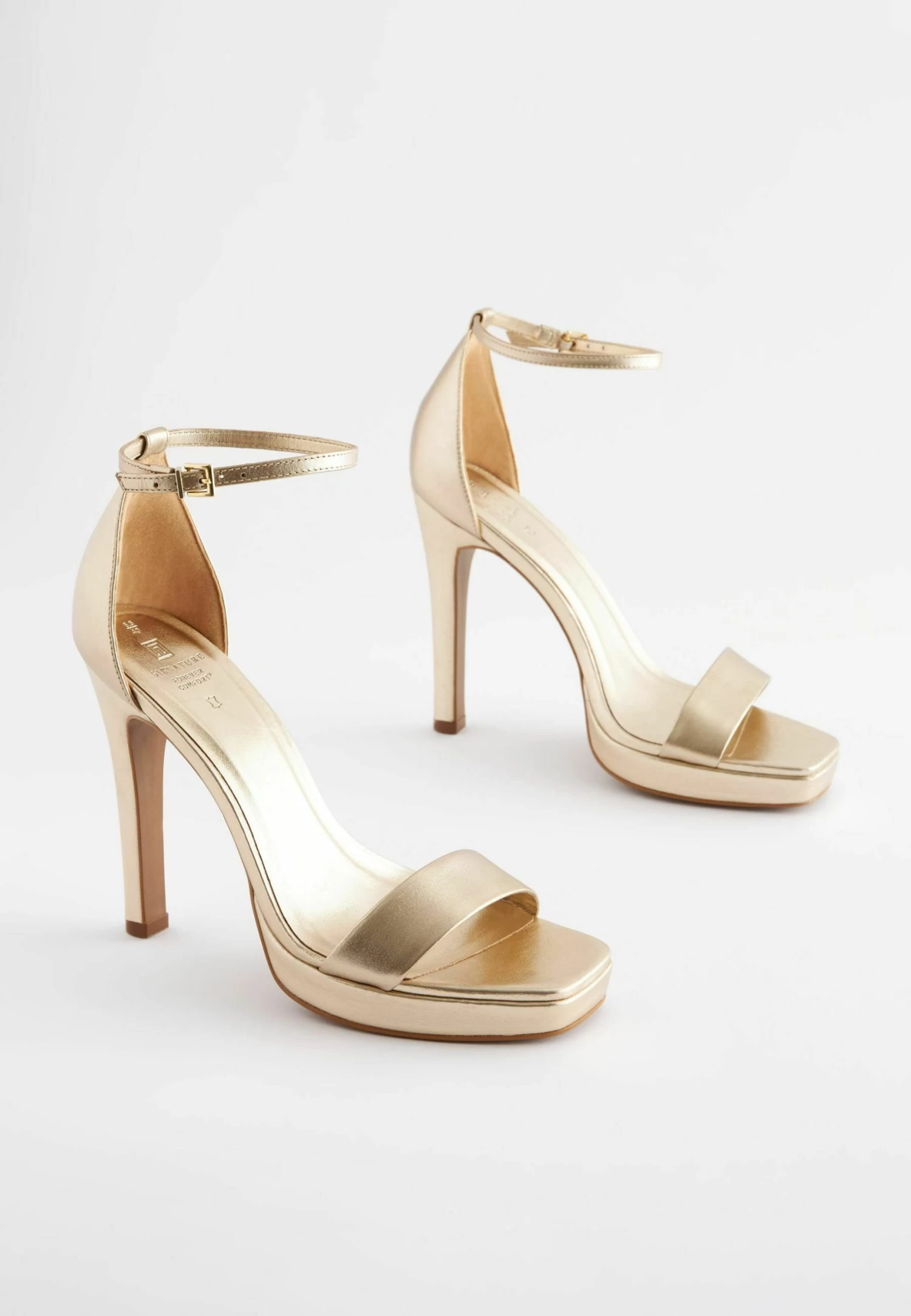 Next Signature Standard - Sandalias Con Plataforma - Gold 5 Next Signature Standard - Sandalias Con Plataforma - Gold - Imagen 3