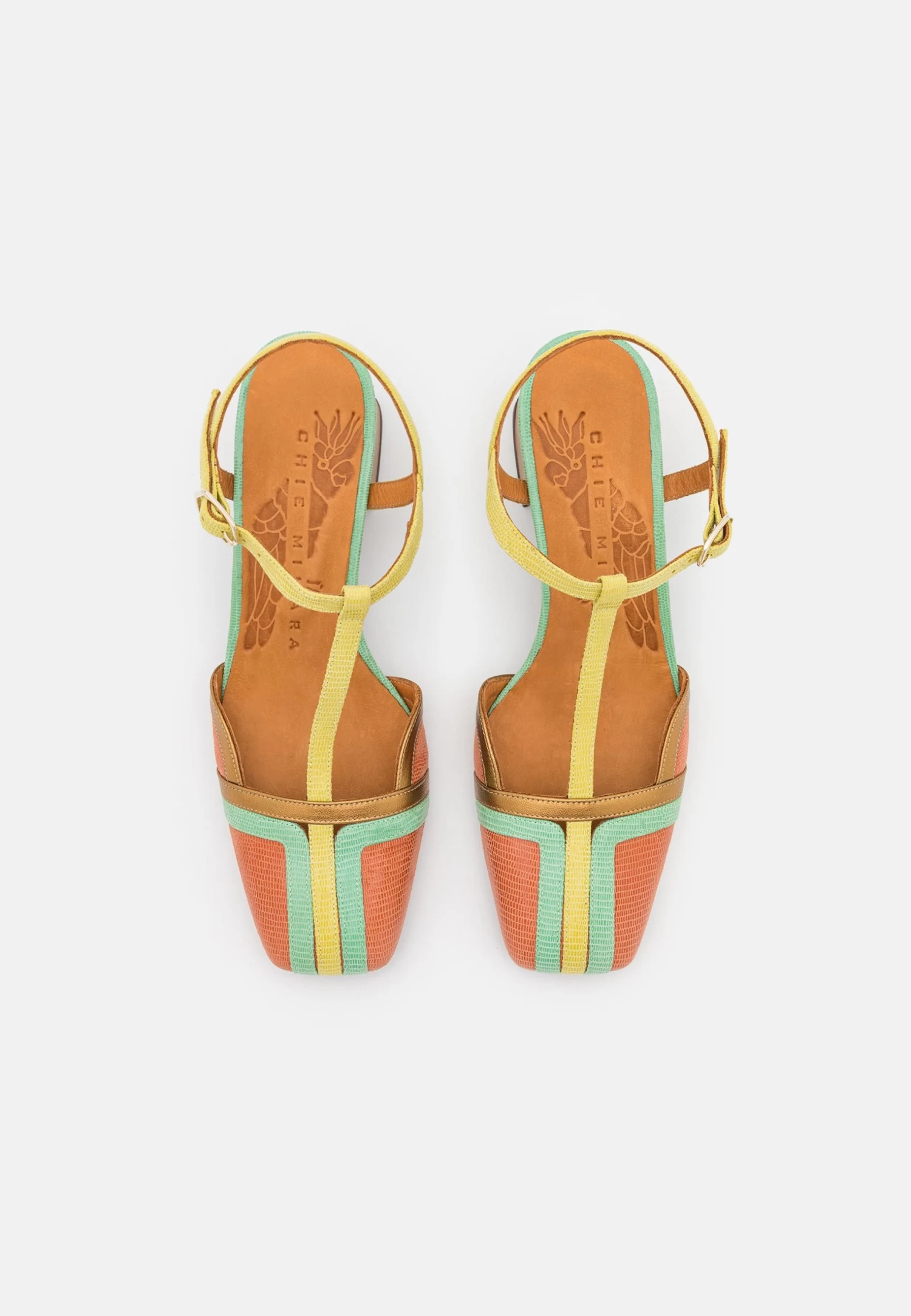 Chie Mihara Vorita - Sandalias - Jeep Salmon/Jeep Lemon/Menta/Dali Bronze 7 Chie Mihara Vorita - Sandalias - Jeep Salmon/Jeep Lemon/Menta/Dali Bronze - Imagen 5