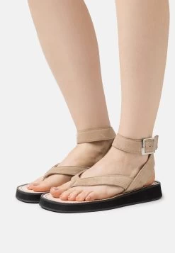 Selected Femme Slfmae - Sandalias De Dedo - Beige