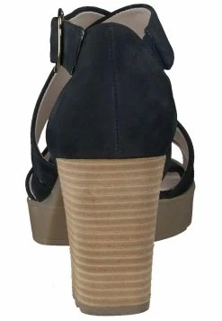 Paul Green Sandalias De Tacón - Softnubuk Blau -Zapato Tienda eac50b4ad6074b818a8febbf6b2b47be