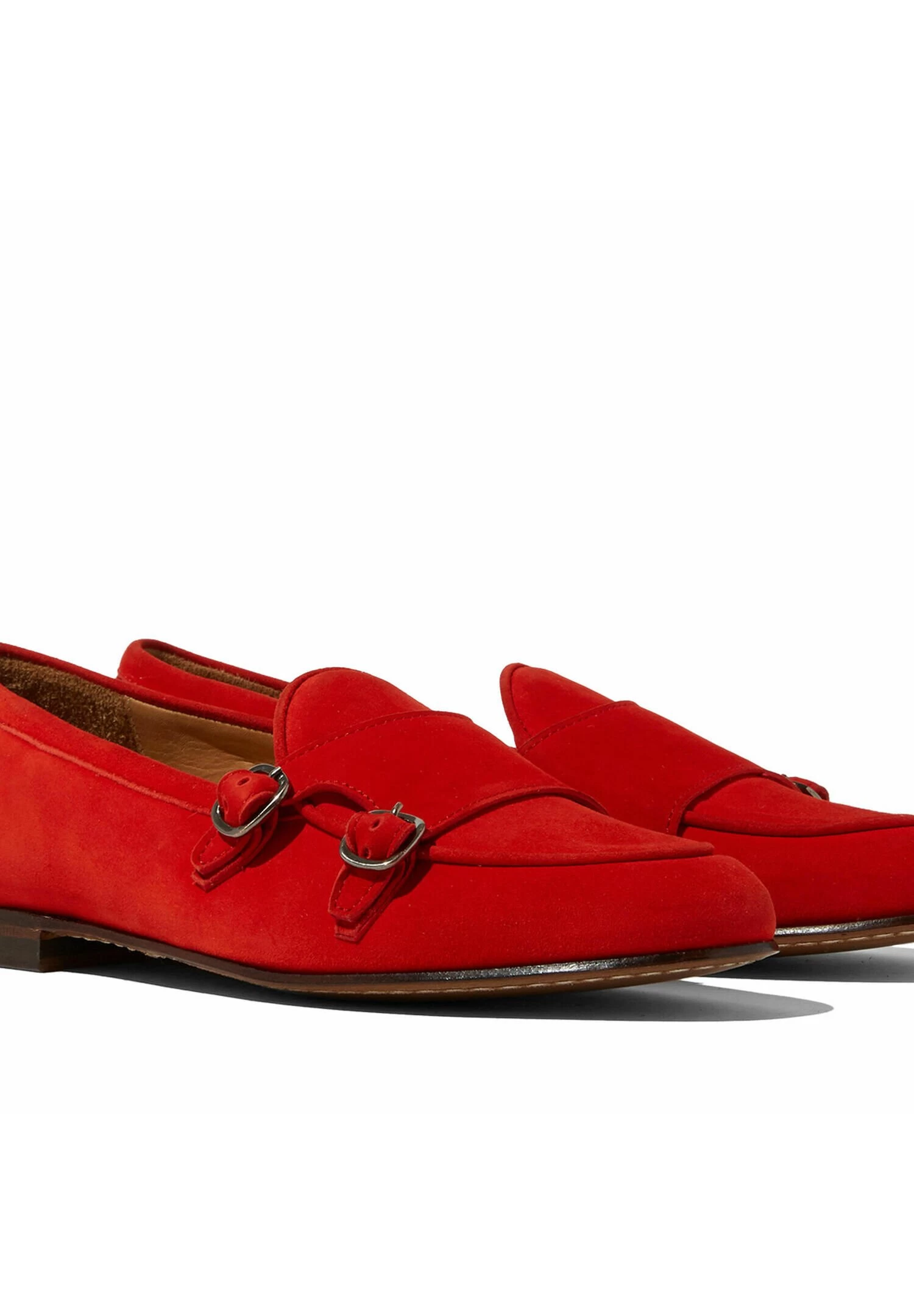 Scamosciata - Mocasines - Red Suede Leather 5 Scamosciata - Mocasines - Red Suede Leather - Imagen 3