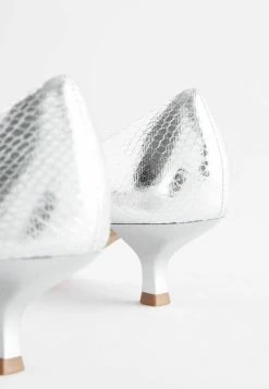 Next Forever Comfort Kitten Court Regular/Wide Fit - Tacones - Silver -Zapato Tienda eef7ecc2a7bb4db68ebaaacf11d5c539