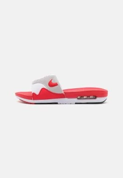 Nike Sportswear Air Max 1 Unisex - Sandalias Planas - White/University Red/Black/Light Neutral Grey