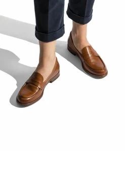 Harper- Mocasines - Light Brown Calf