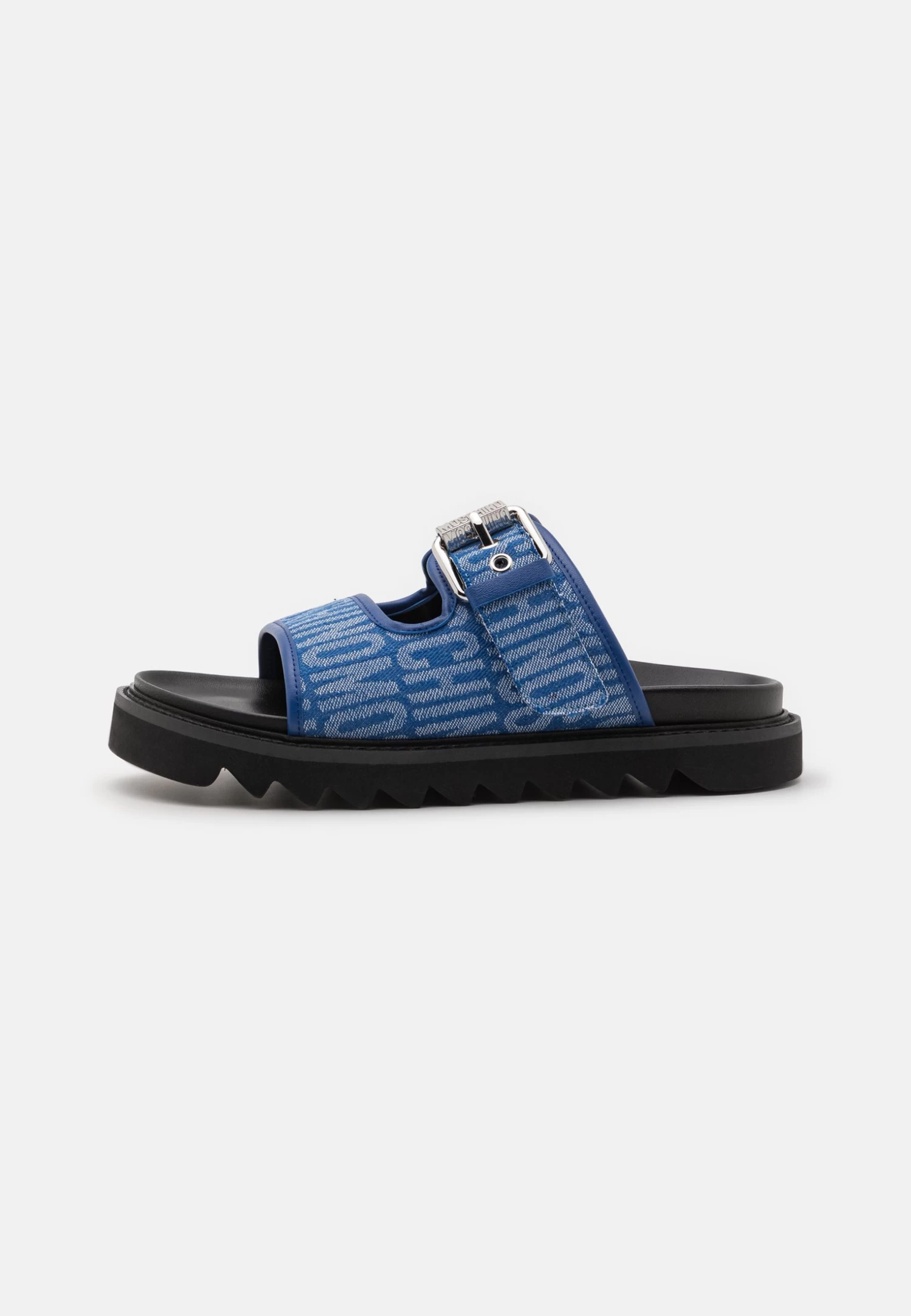 MOSCHINO Mule - Sandalias Planas - Blue 3 MOSCHINO Mule - Sandalias Planas - Blue
