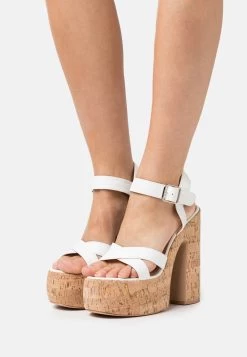 Aletta - Sandalias Con Plataforma - White