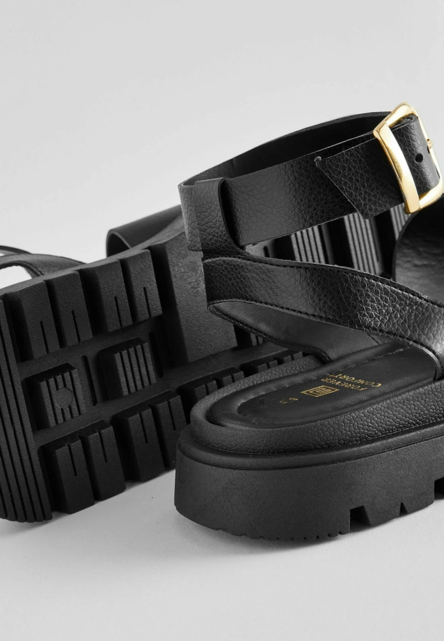 Next Forever Comfort Chunky With Ankle Strap Standard - Sandalias Con Plataforma - Black 7 Next Forever Comfort Chunky With Ankle Strap Standard - Sandalias Con Plataforma - Black - Imagen 5