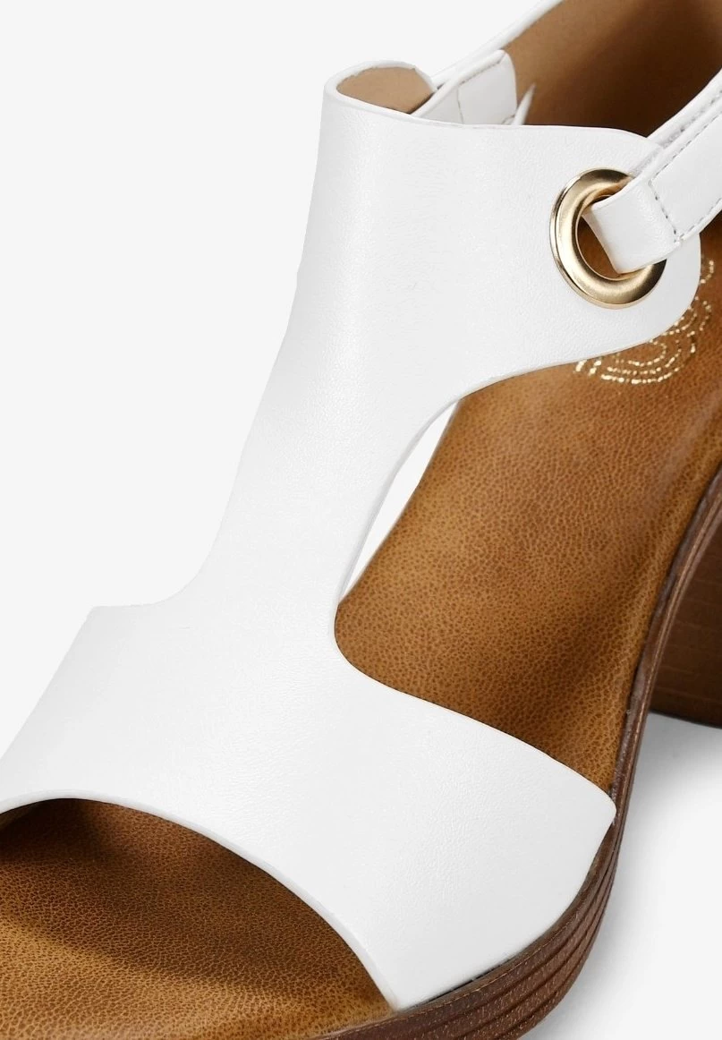 Sandalias De Tacón - Blanco 6 Sandalias De Tacón - Blanco - Imagen 4